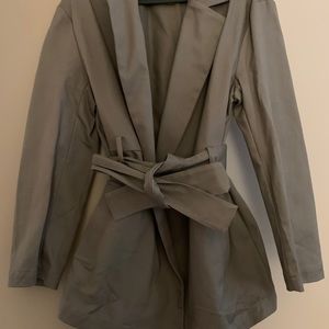 Olive green, canvas blazer from ASOS